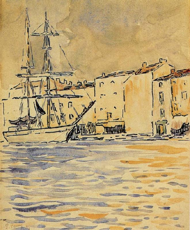 Paul Signac The Brig oil painting image